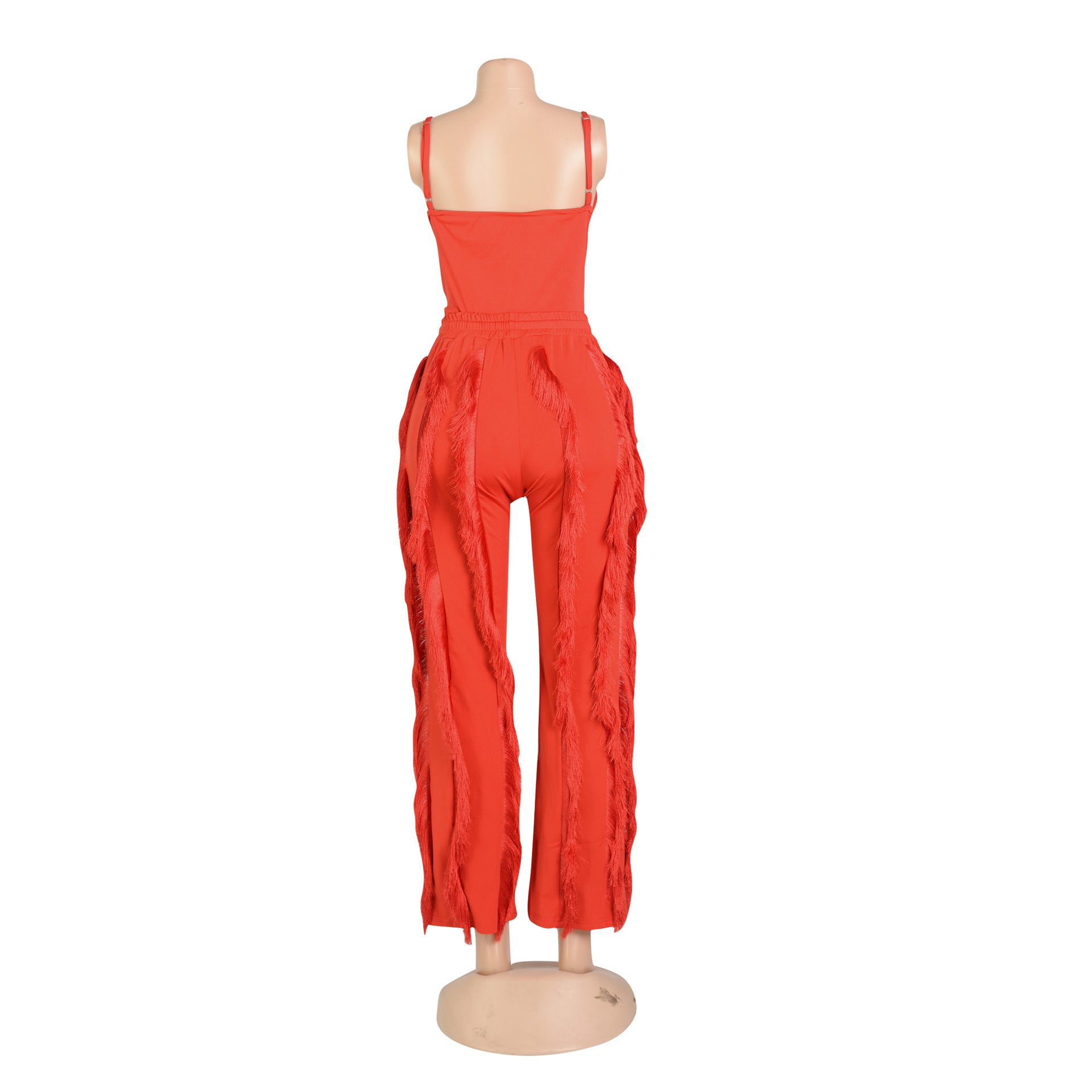 Women's clothing set tassels two-piece pants set 28