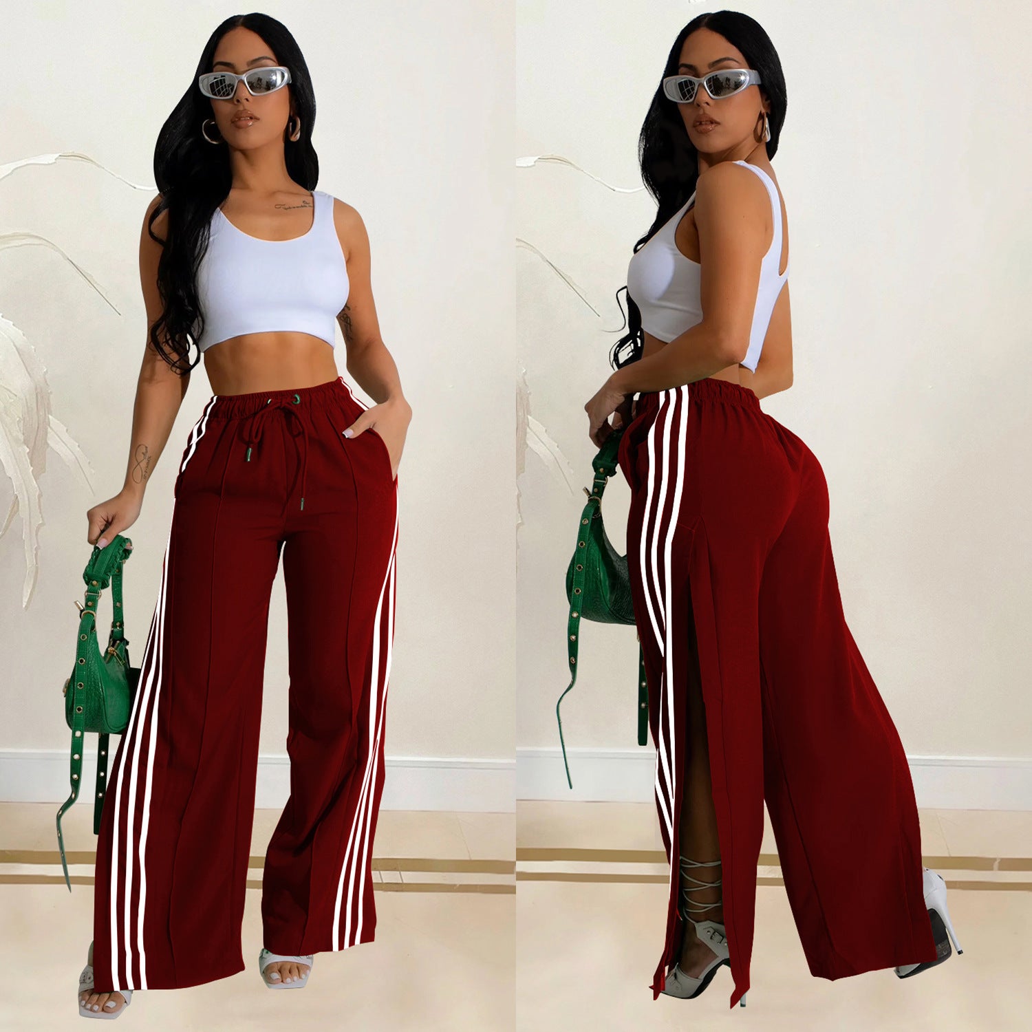 Women Solid Sweatpants 9