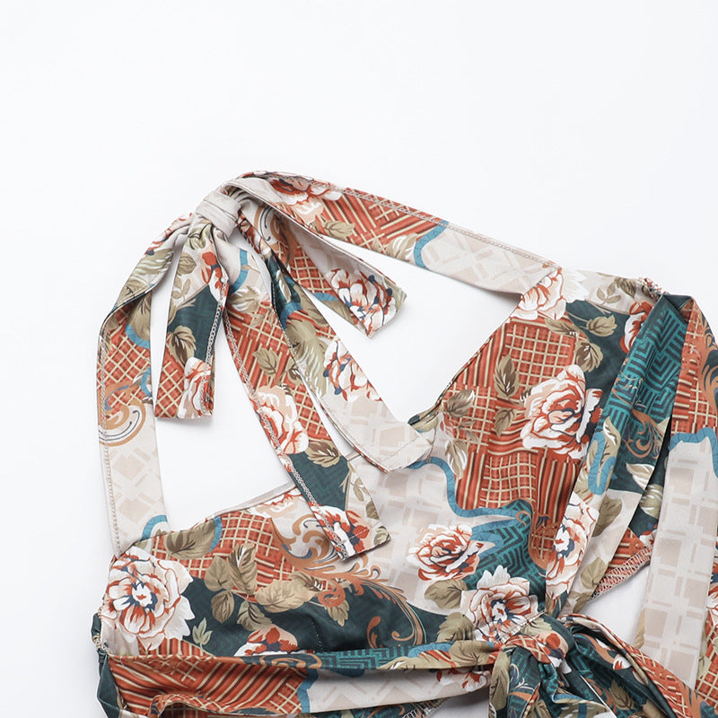 Summer Sexy Holiday Strap Low Back Slim Long Dress 13