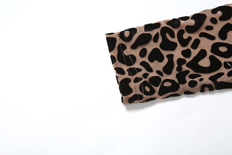 Summer Street Style Leopard Print High Waist Tight Fitting Slim Fit Jumpsuit 14