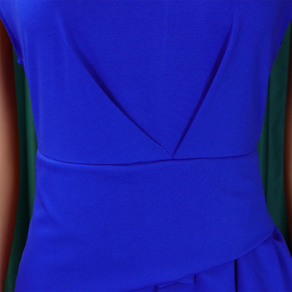 Women's Fashion Chic Elegant Pleated Bodycon Pencil African Dress 41