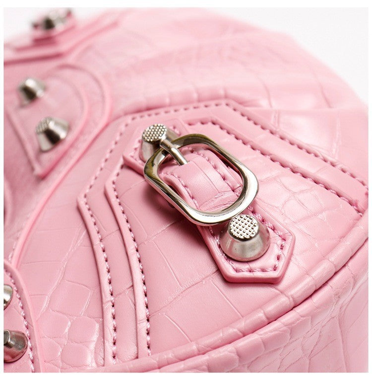 Underarm Bag Rivet Tassel Three-in-one Pleated Bag Shoulder Messenger Bag 12