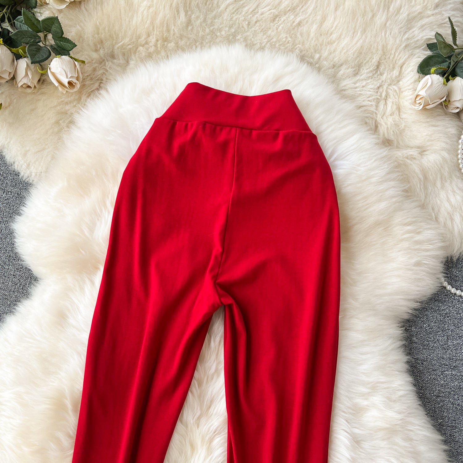 Casual Women's High-Waist Slim Fit Flare Leggings Sexy Tight-Fitting Yoga Pants 29