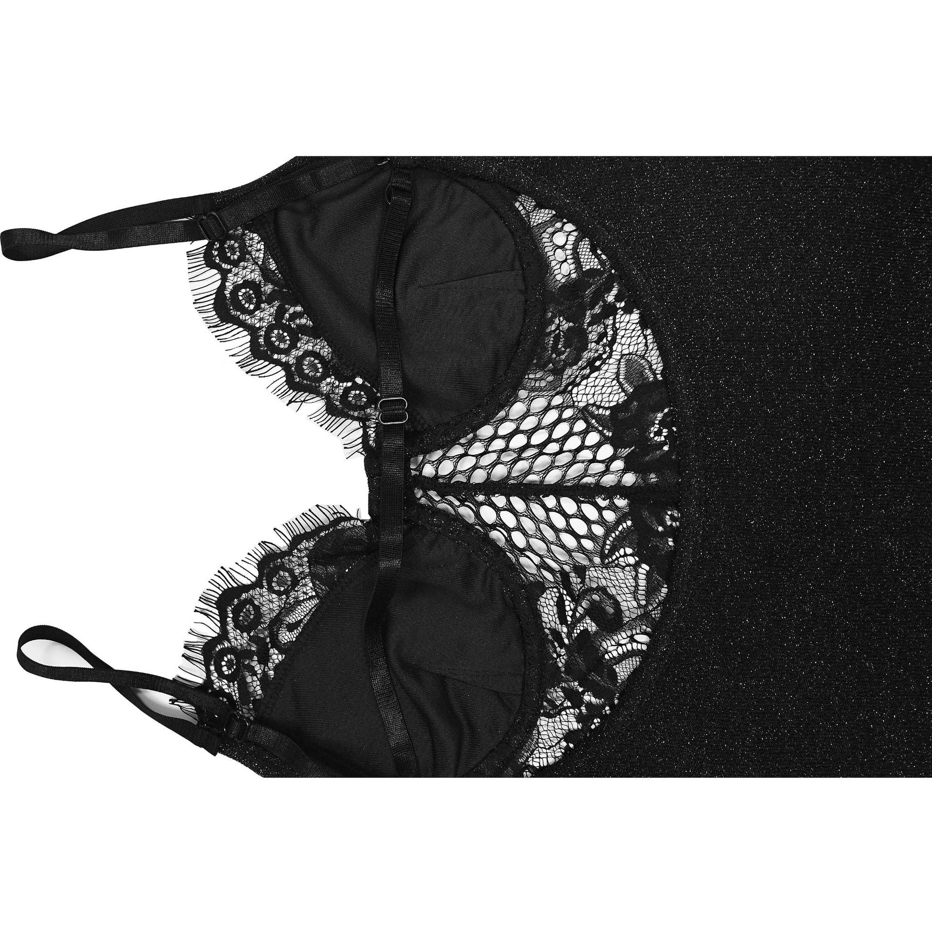 Fashion Ladies Solid Color Sleeveless Skirt Floral Mesh Strap Dress 23