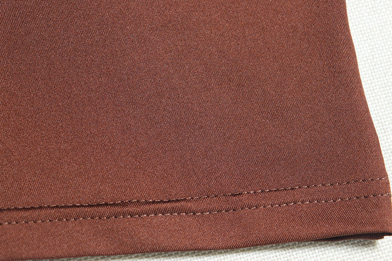 Women's Solid Color Sleeveless Round Neck Chic Casual Dress 16