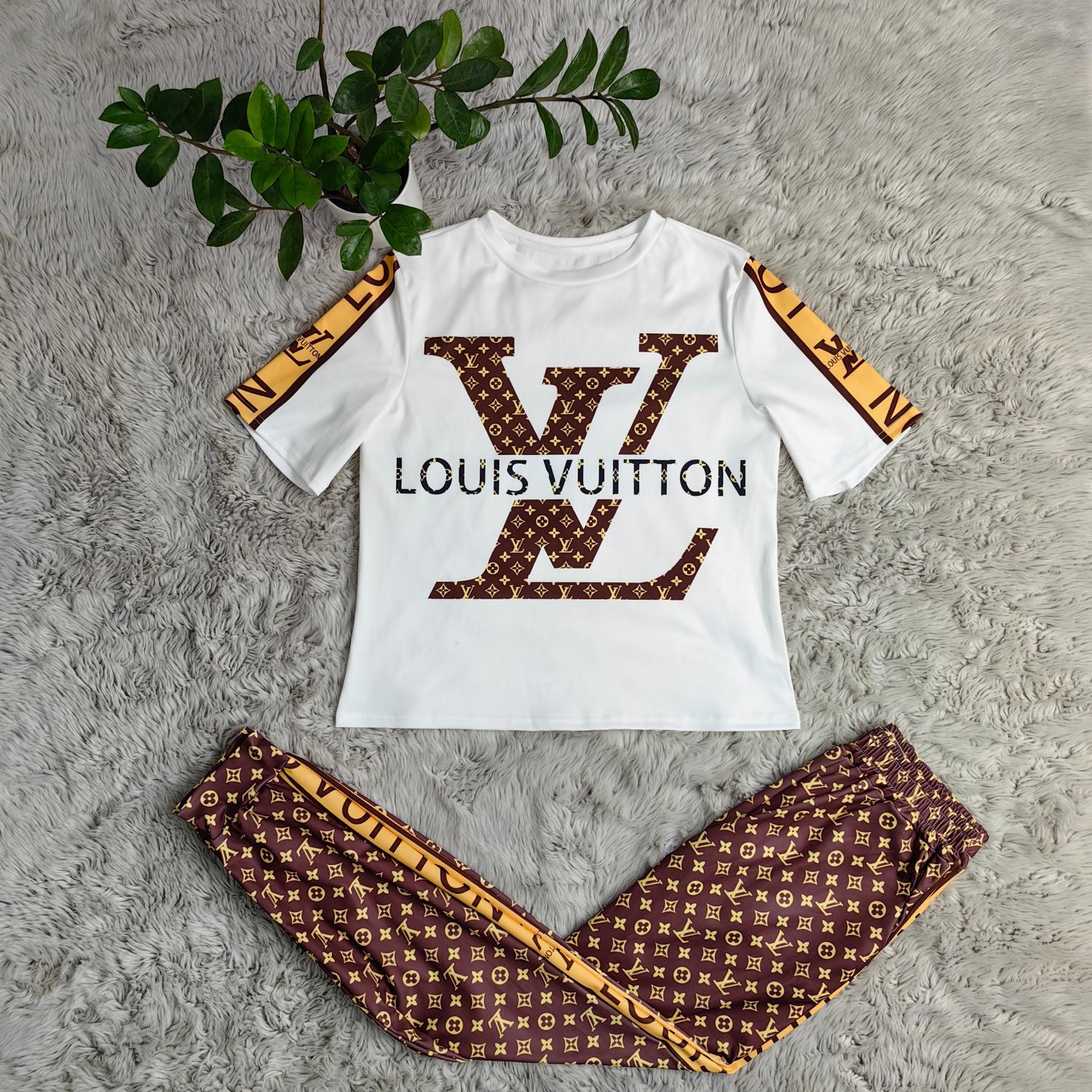 Women Print Top and Pants Two Piece Set 11