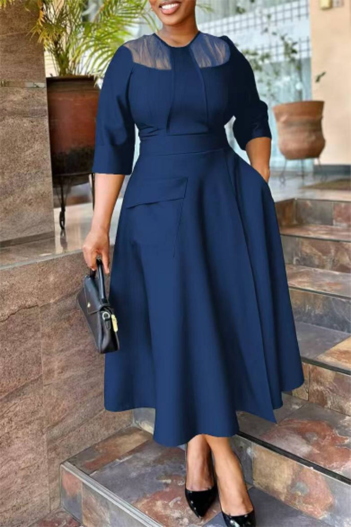 Women solid dress 22