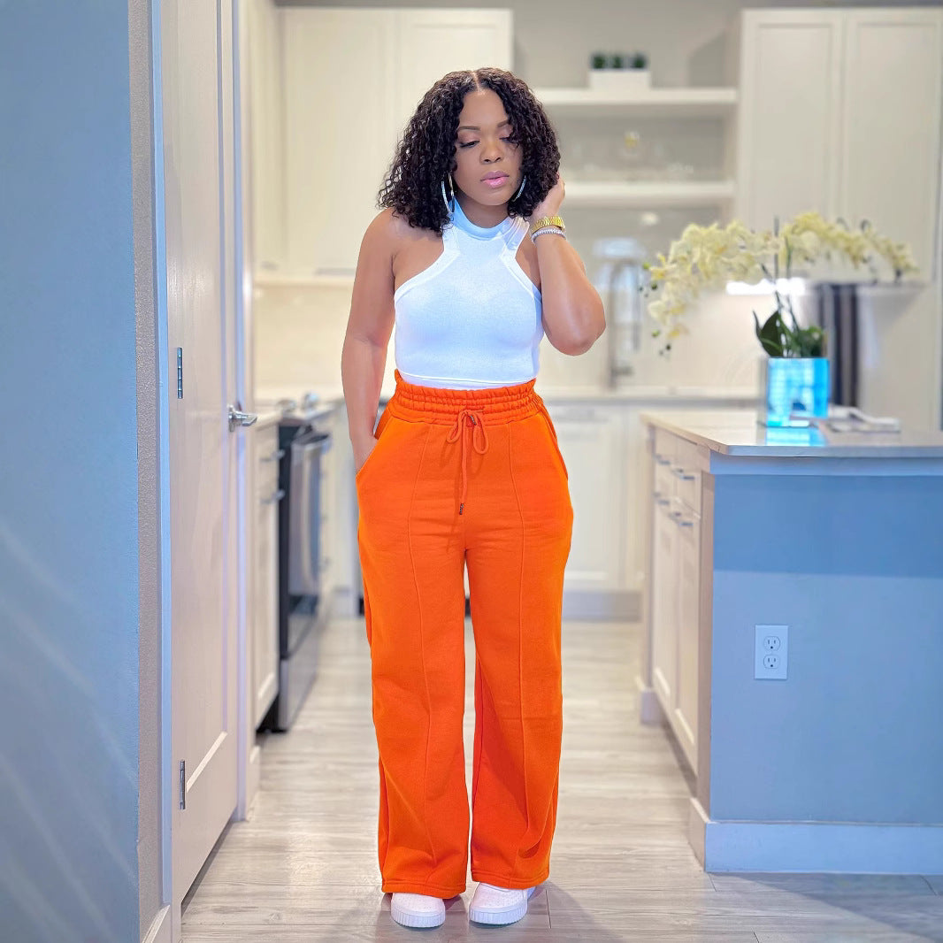 Women Casual Drawstring Sports Sweatpants 8