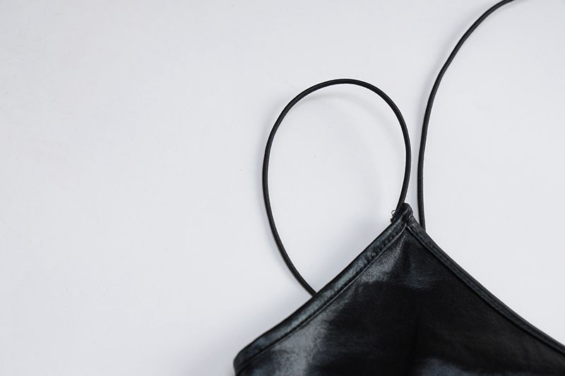 Women Summer V-neck Sexy Backless Strap Dress 11