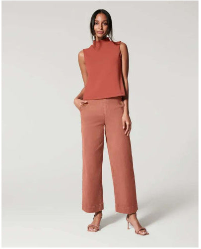 Women Casual High Waist Loose Straight Pants 25