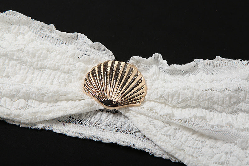 Summer Women's Sexy Strapless Top with Fitted Bodycon Skirt Two-Piece Set 14