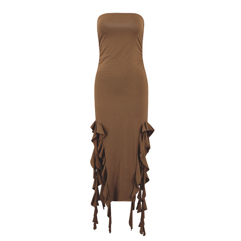 Summer strapless jellyfish sashes sexy dress women's clothing 19