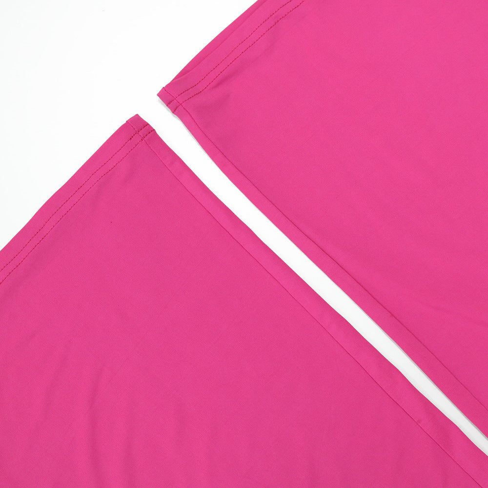 Women Summer Fashionable Strap Solid Color Tassel Slim Jumpsuit 11