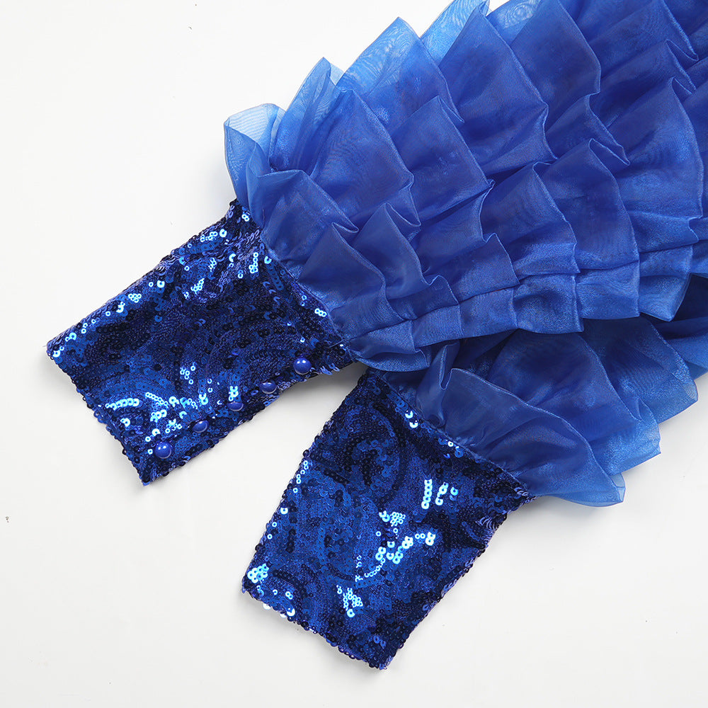 Plus Size Women Beaded Sequin Formal Party Dress 24