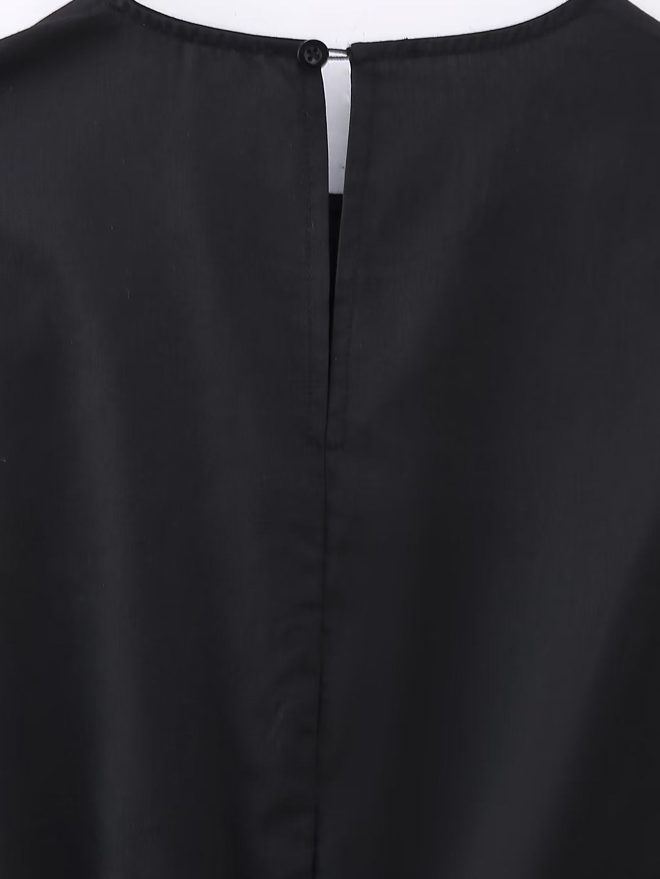 Autumn Women's Black Long Sleeve Embroidered Loose Dress 17