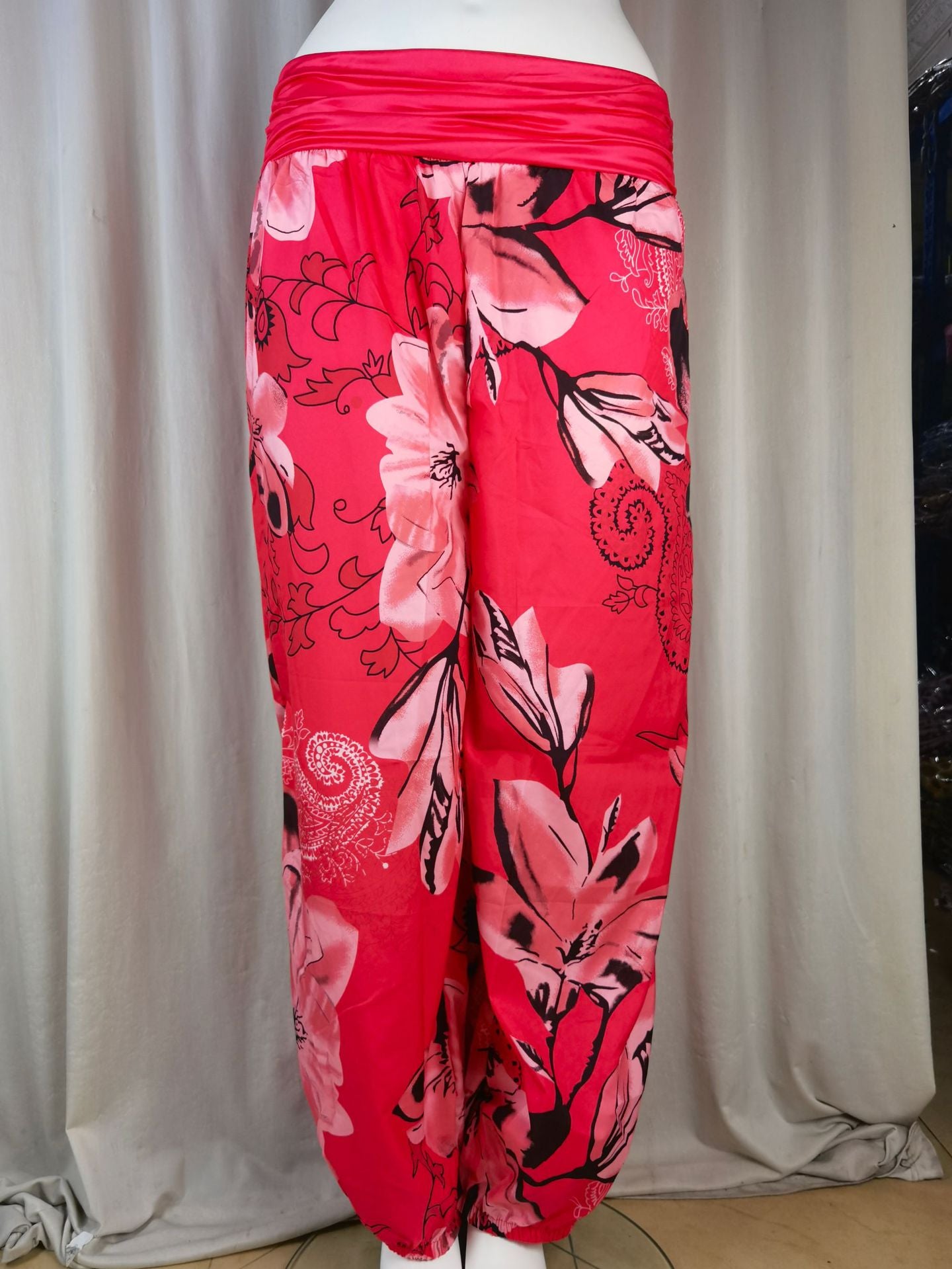 Women Printed Casual Wide-Leg Pants 62