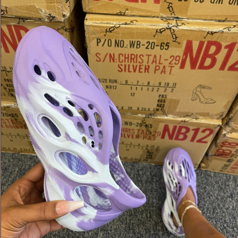 Plus Size Sandals Men's Summer Hole Shoes Men's and Women's Beach Shoes