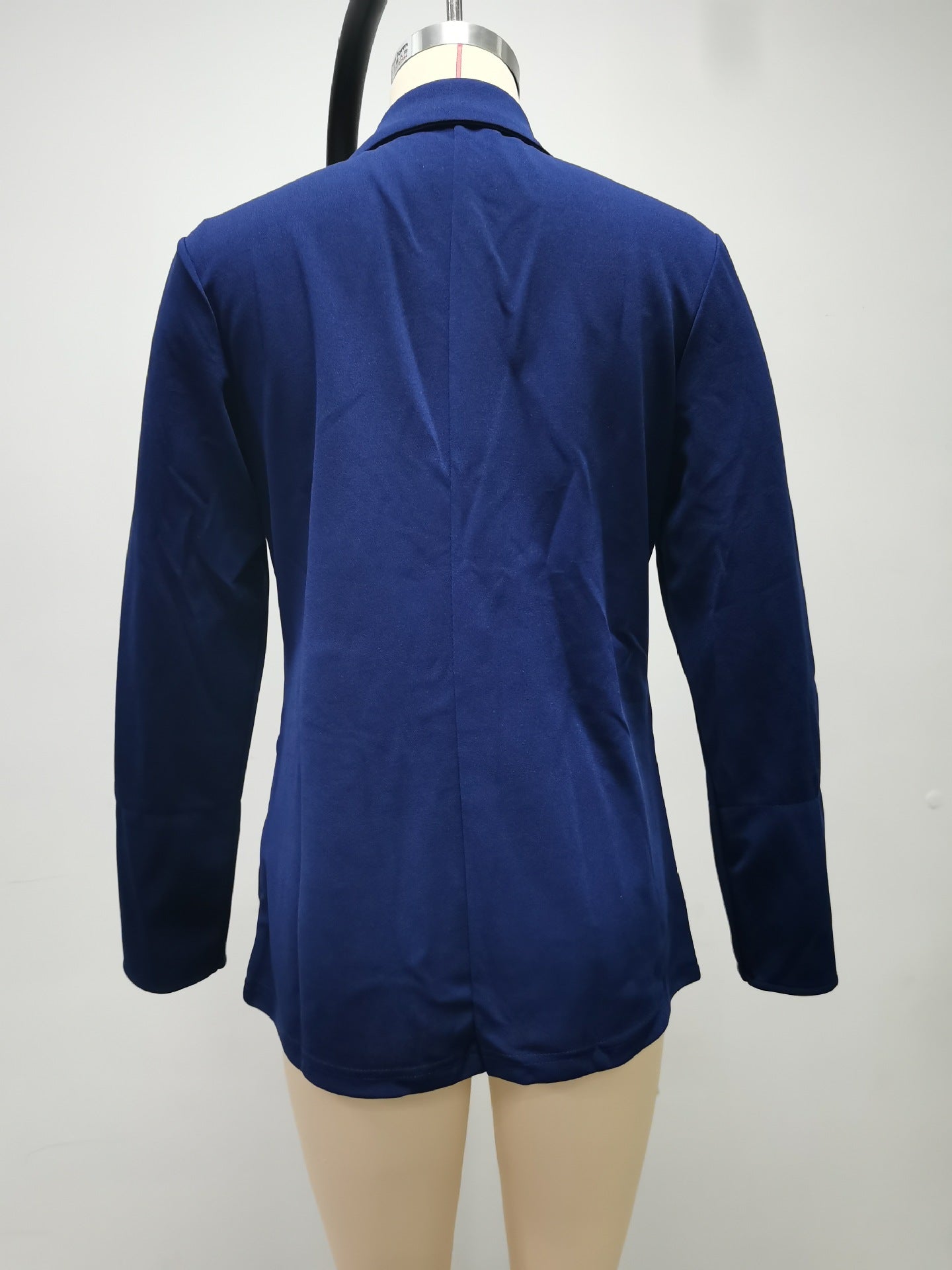 Autumn And Winter Fashion Patchwork Turndown Collar Slim Chic Blazer 25