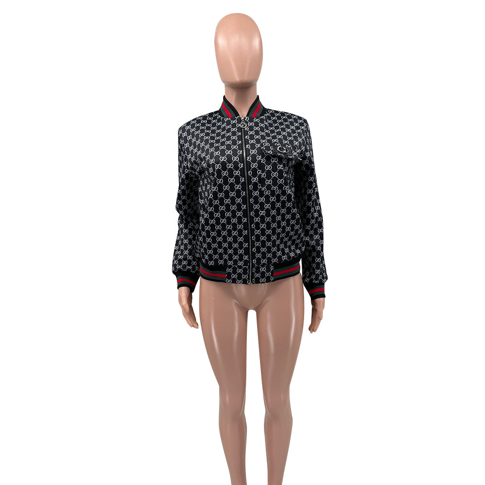 Women Fall/Winter Casual Zipper Pocket Jacket 5