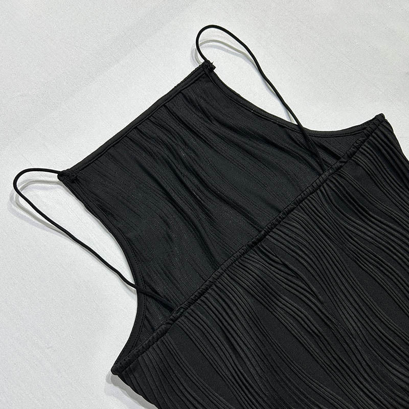 Women's Summer Straps Fashionable Sleeveless Slim Long Dress For Women 14