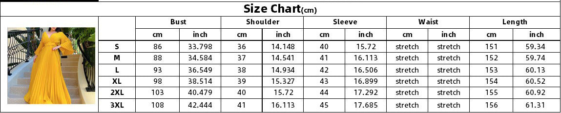 Elegant Women'S Solid Color V-Neck Sexy Pleated Long Dress Maxi Dress 14