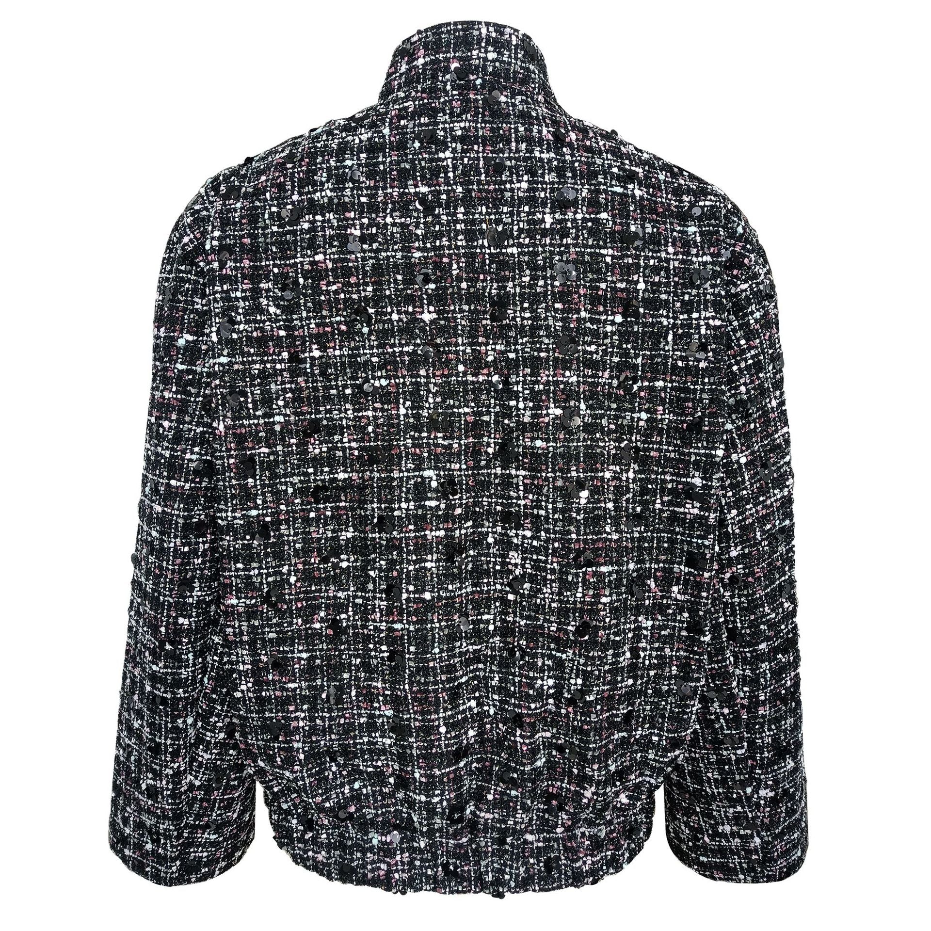 Autumn And Winter Women's Pocket Embroidered Sequined Jacket 15