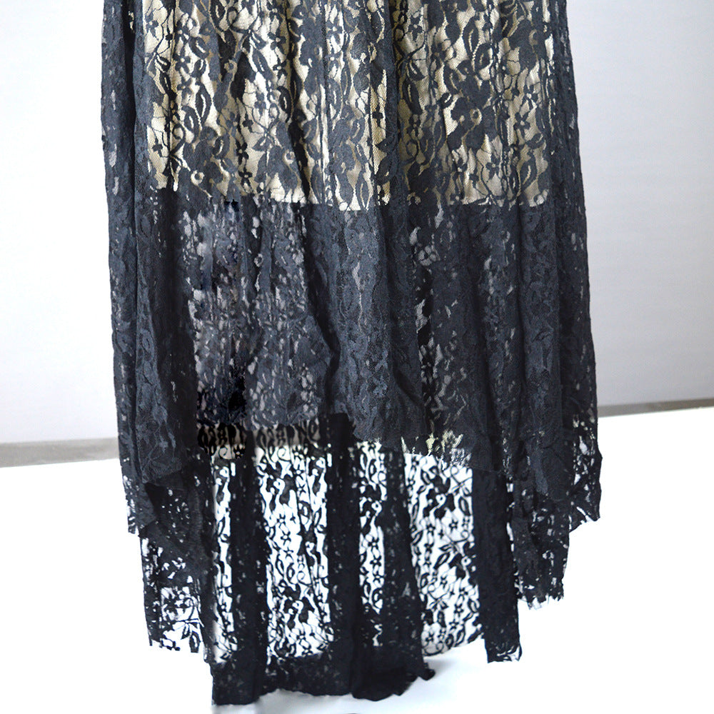 Women Summer Sleeveless Asymmetric Tuxedo Dress 14