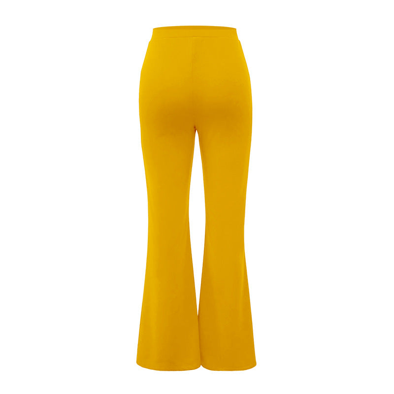 Casual Pants Spring and Autumn Chic Career Slim Pants Versatile Fashion Wide Leg Pants 25