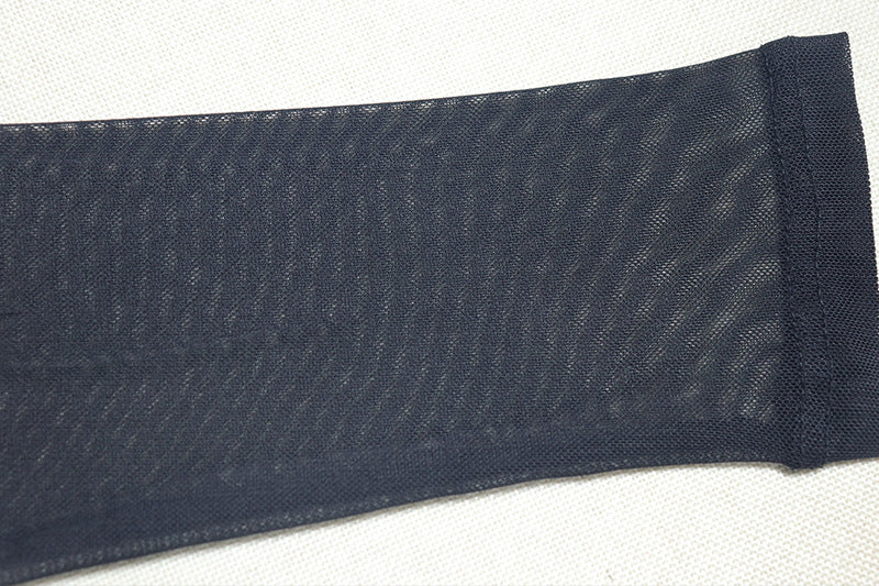 Women Solid mesh Patchwork Long Sleeve Hollow Chic Casual Dress 14