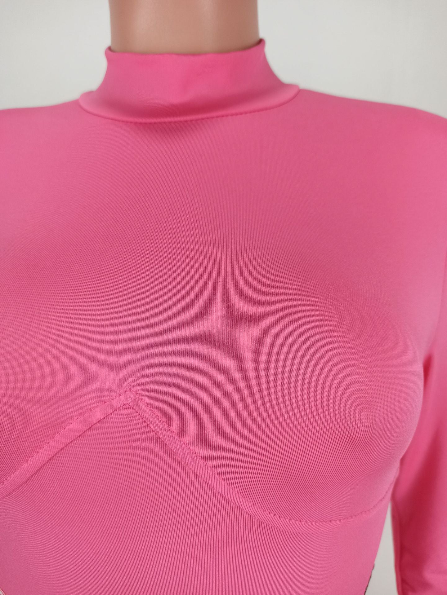 Women Sexy Letter Print Solid Color Long Sleeve Jumpsuit 19