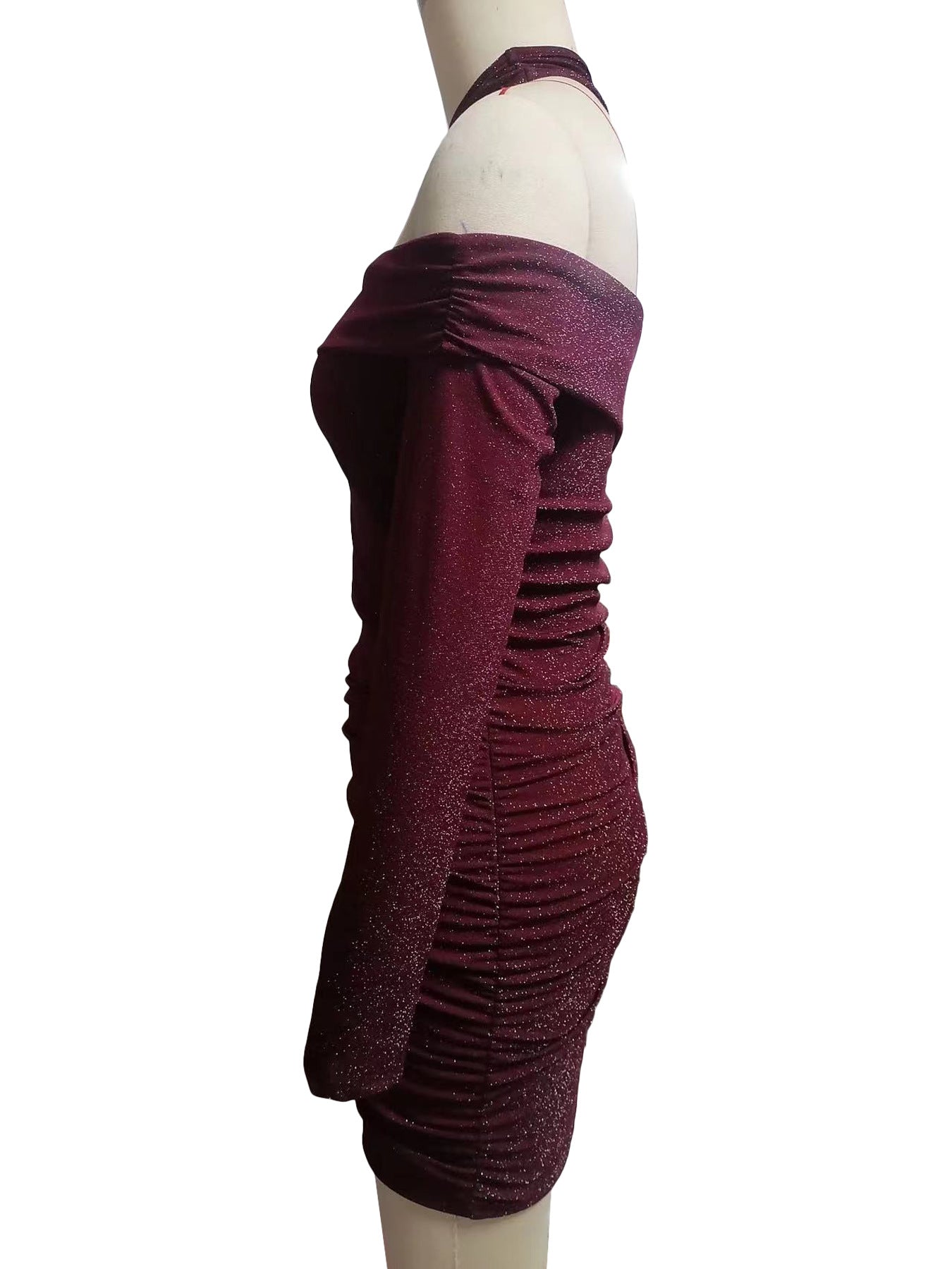 Women pleated Bodycon Dress 10