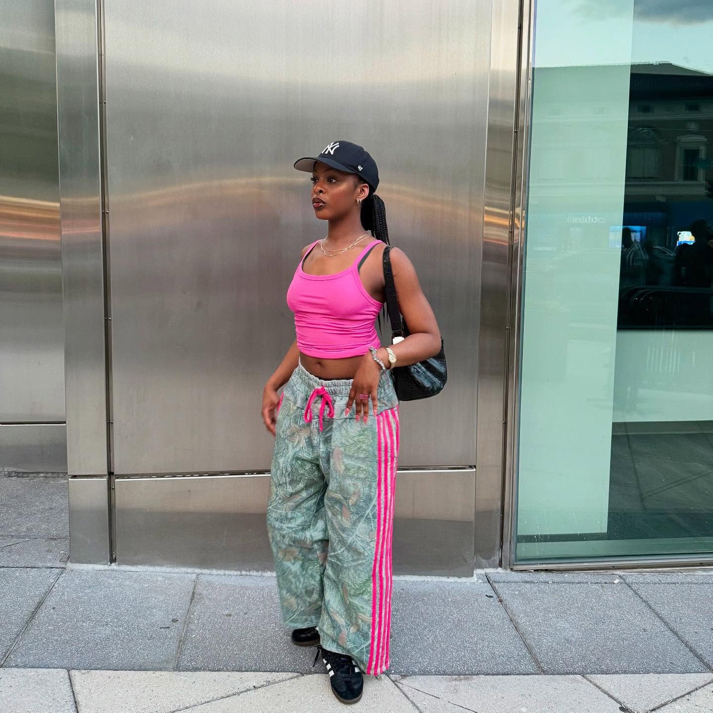 Women's Fashion Casual Printed Straight Leg Pants