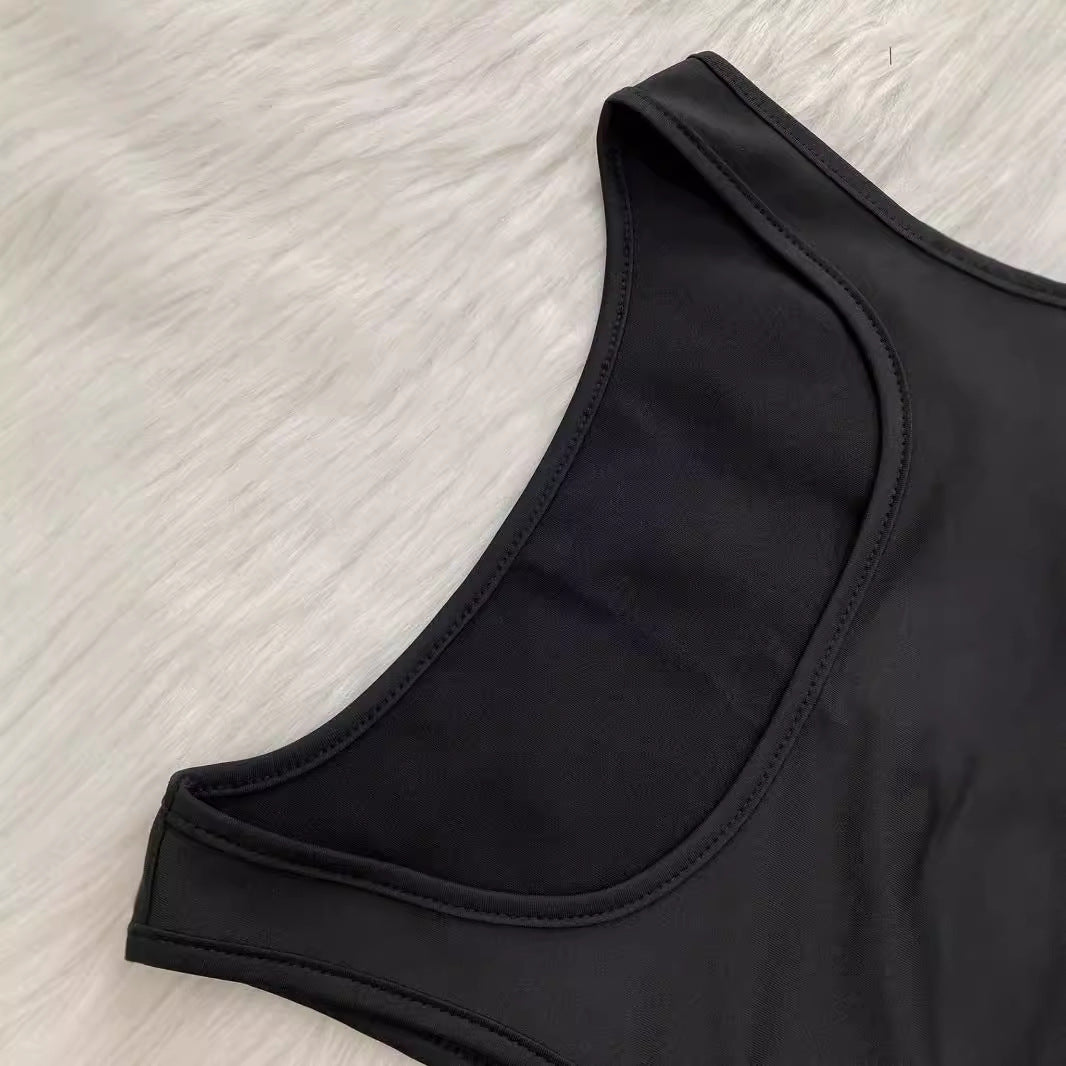 Women's Fashion Sleeveless Slim Sexy Bubble Strap Dress 6