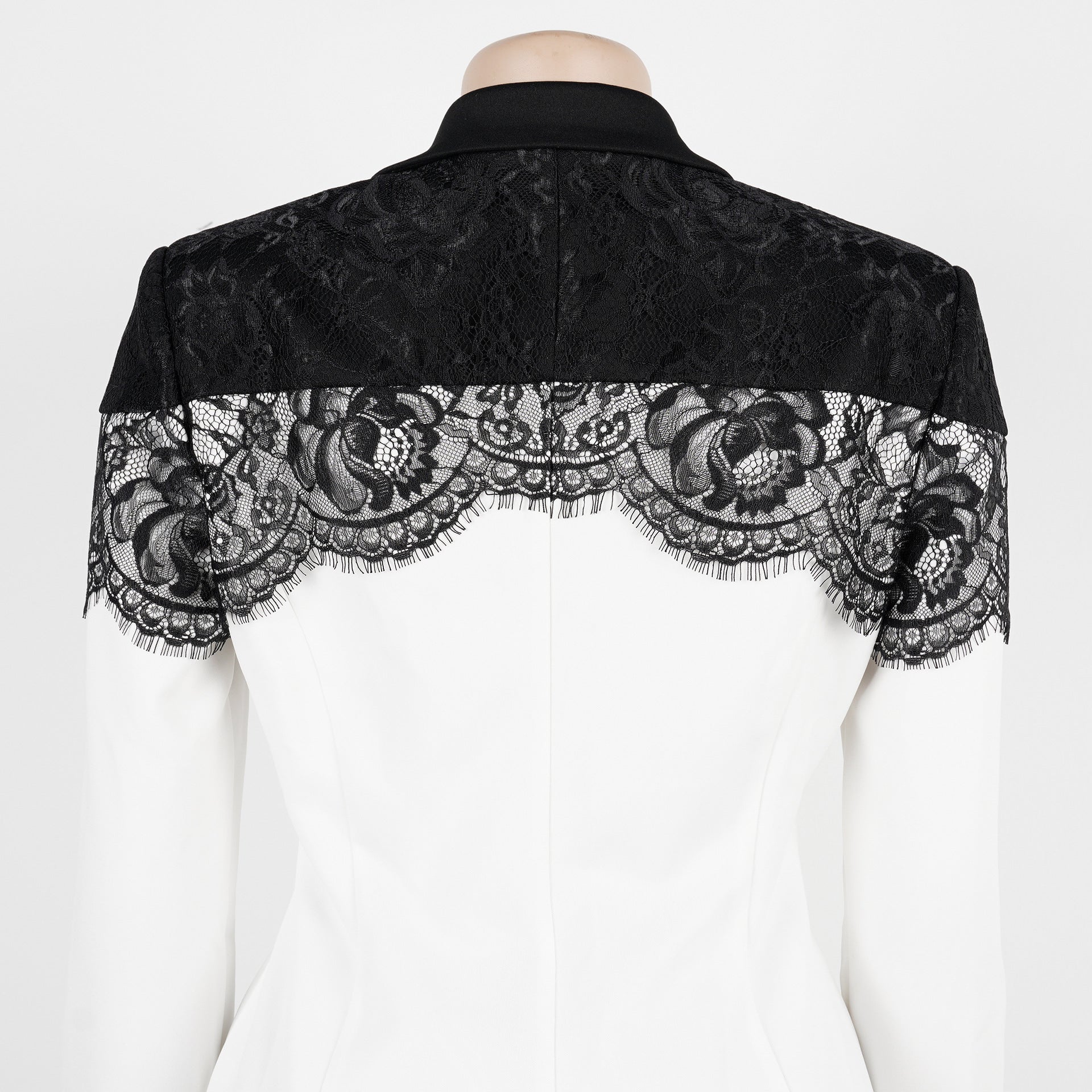 Women casual elegant lace Patchwork blazer and pant two-piece set 19