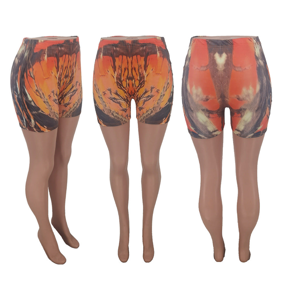 Women Sexy Print Shorts 9