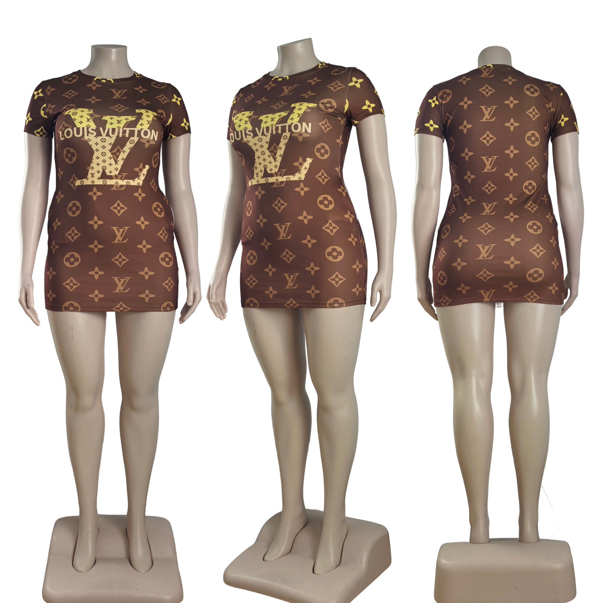 Women's Casual Chic Printed Bodycon Dress 18