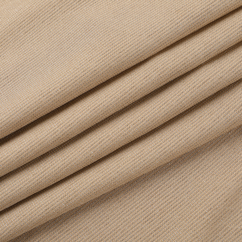 Metallic-Decorated Summer Hollow Slim Halter-Neck Low-Back Long Dress 15