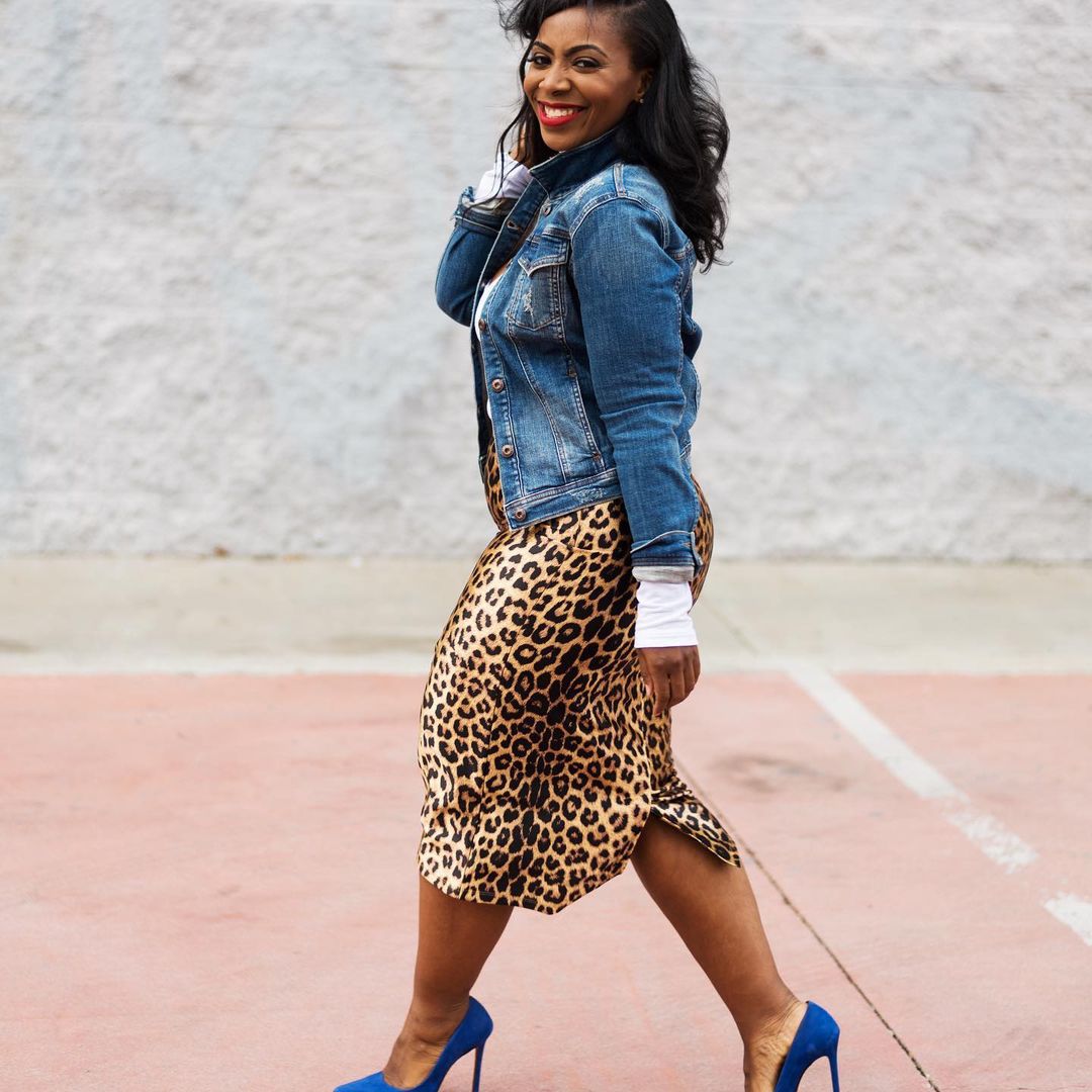 Women Casual Leopard Print Skirt 5