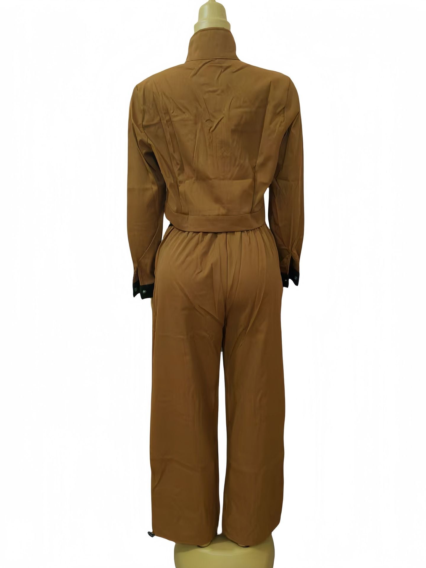 African Women Top and Cargo trousers Casual Two Piece Set 7