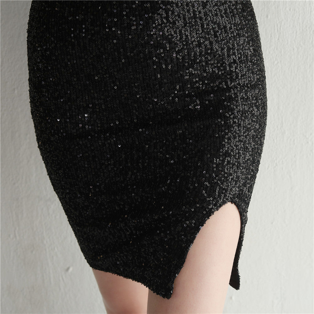 Women Straps Beaded Sequined Strap Sexy Evening Dress 28