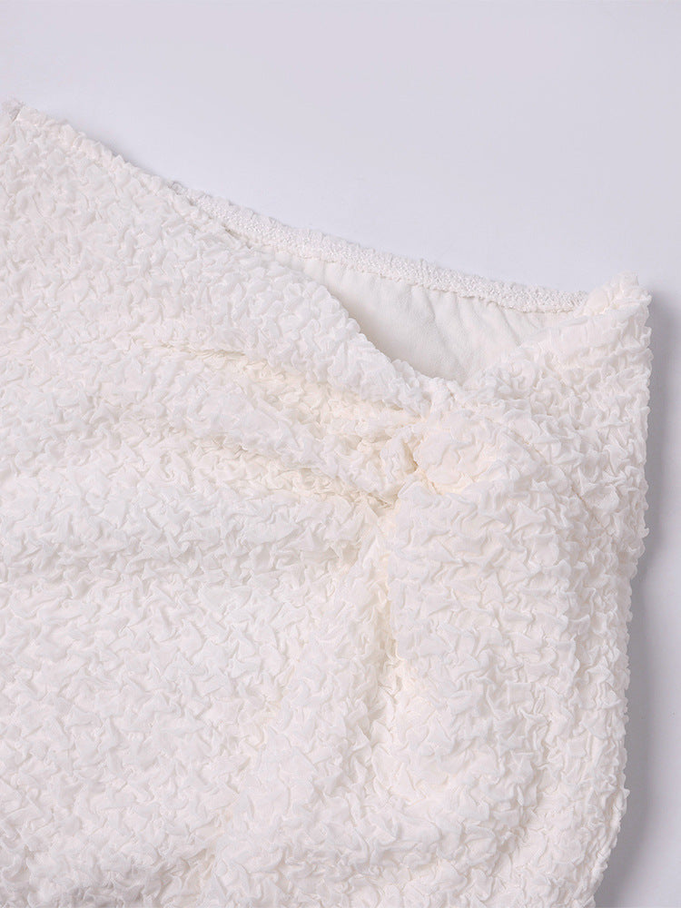 Women Sexy Mesh Patchwork Cutout Top and Skirt Two-Piece Set 11