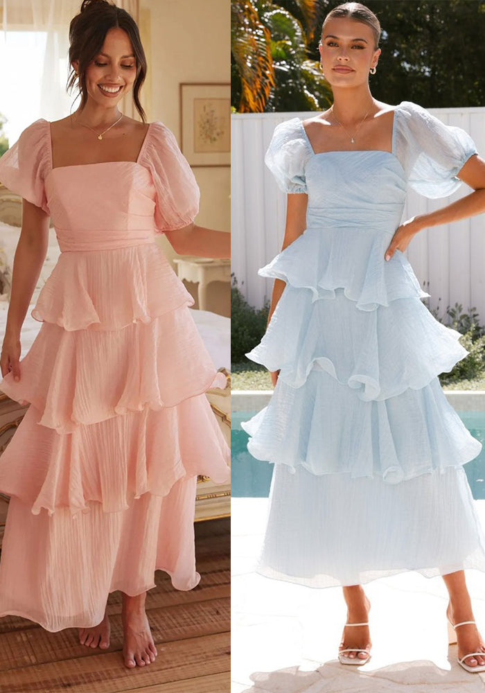 Sexy Summer Fashion Strapless Low Back Cake Dress