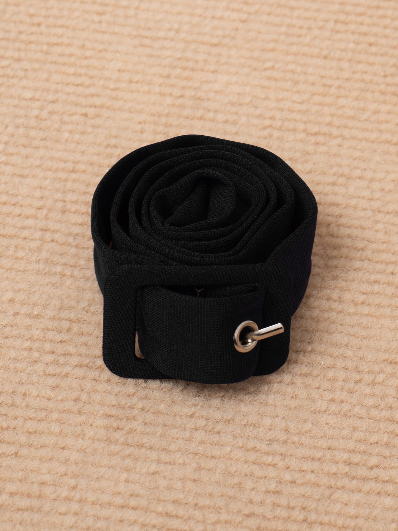 Black Career Dress with Belt Women's Chic Professional Workwear 5