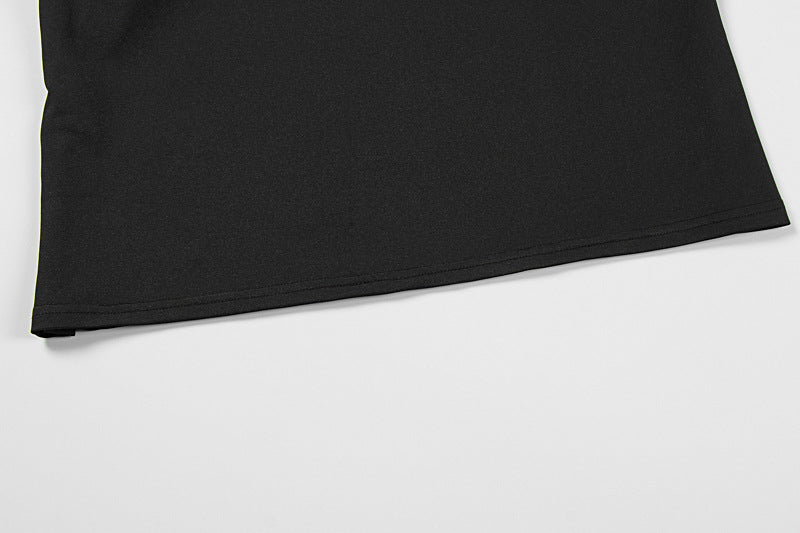 Summer Metallic Trim Tie-Waist Low Back Bodycon Dress 13