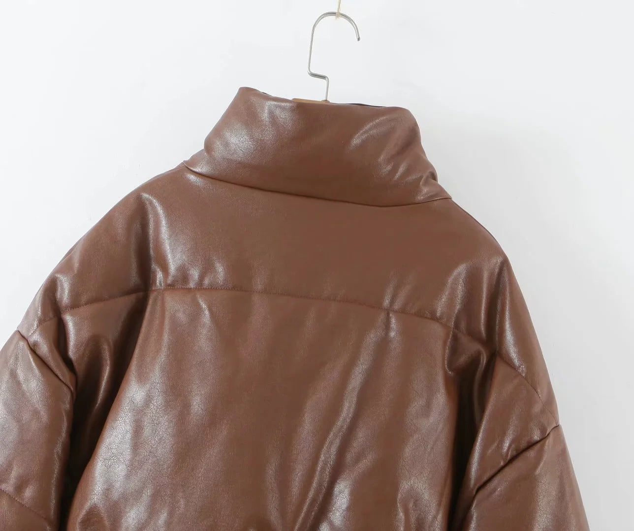 women's winter style fashion Stand Collar zipper pocket warm cotton-padded jacket 100