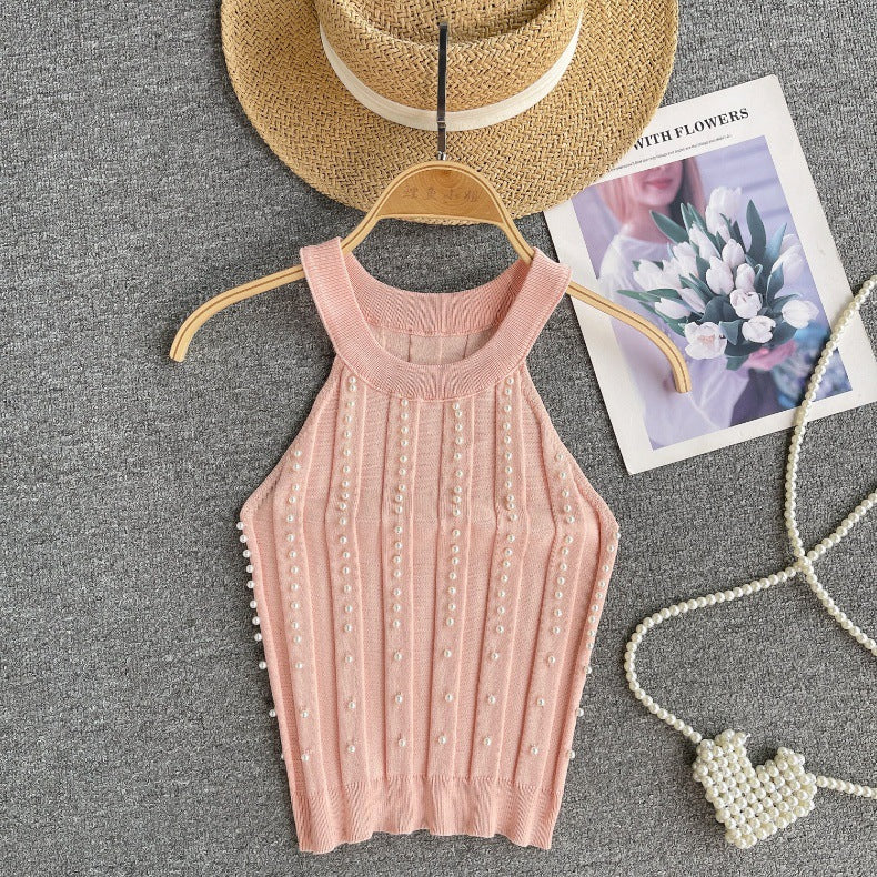 Women Sexy Off-Shoulder Halter Neck Camisole 7