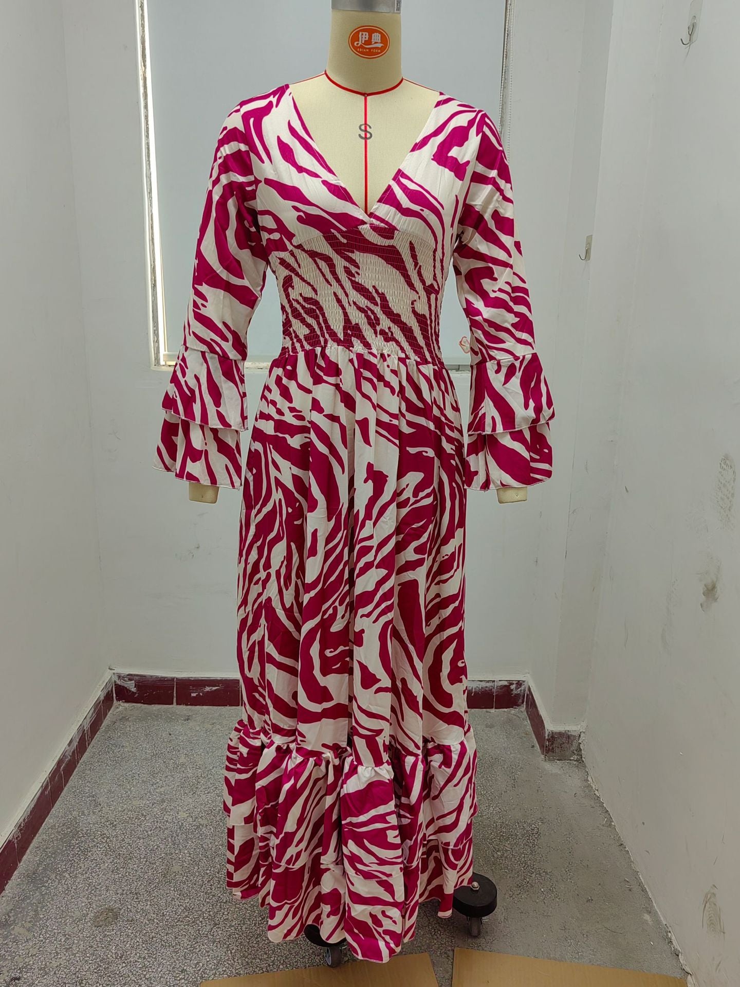 Women Printed Loose Casual Dress 18