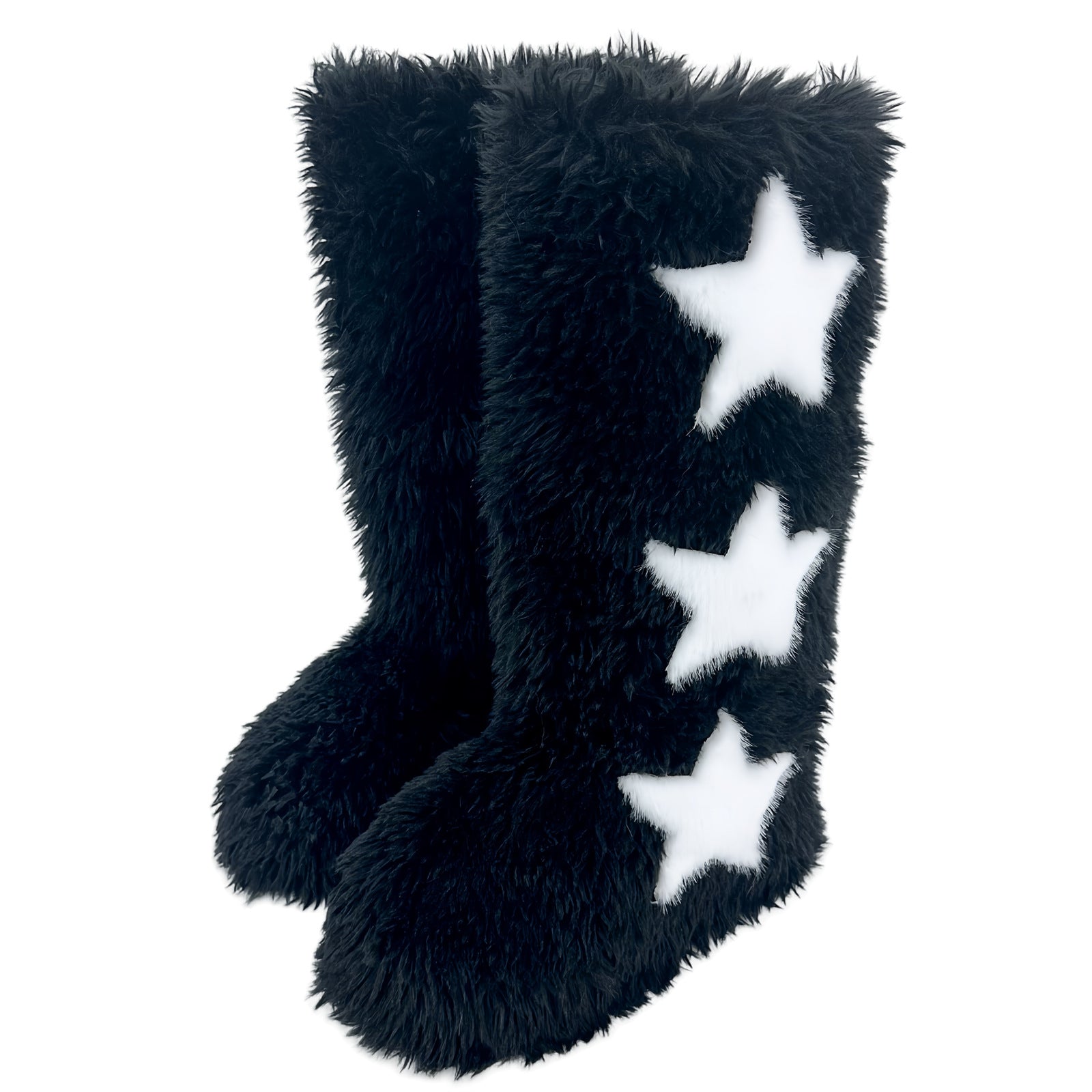 Long-Tube Fur Boots Women's Winter High-Tube Snow Boots 11