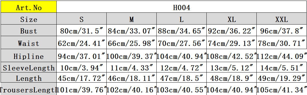 Solid Color Short-Sleeved Sports Casual Women's Two Piece Pants Set 10