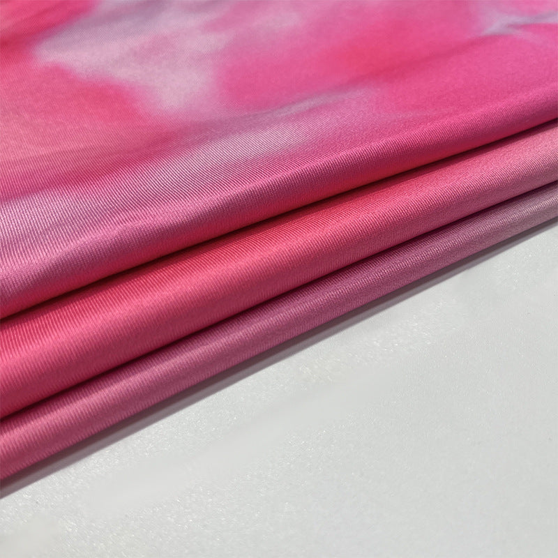 Women's Round Neck Long Sleeve Printed Chic Elegant Bodycon Dress 17